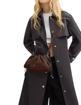 Coach Faye Shoulder Bag with Ruching - Stylish Leather Crossbody Purse for Women | Perfect for Work, Travel & Everyday Use