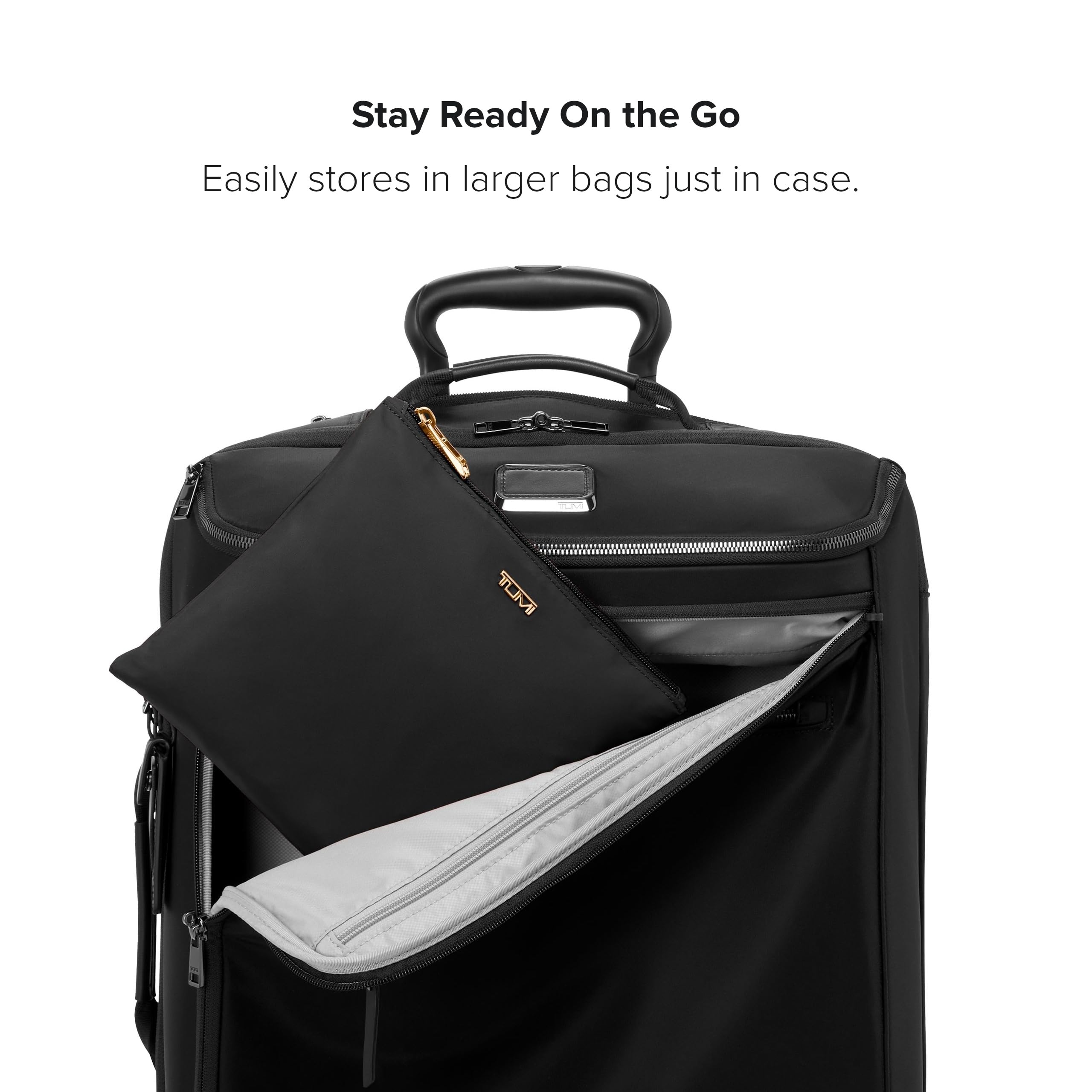TUMI Foldable Travel Backpack - Lightweight Compact Carry-On Backpack for Airplane, Business Trips & One Bag Travel - 15.5