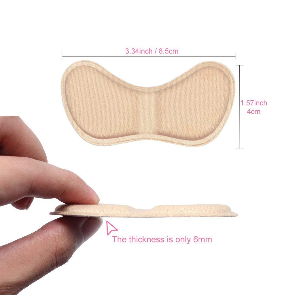 Navya Export Silicone Half Heel Protector Socks - Moisturizing Foot Care Socks with Heel Cushion Inserts & Shoe Bite Tape Combo - Perfect for Cracked Heels, Dry Feet & Comfortable Walking (Heel Liner)