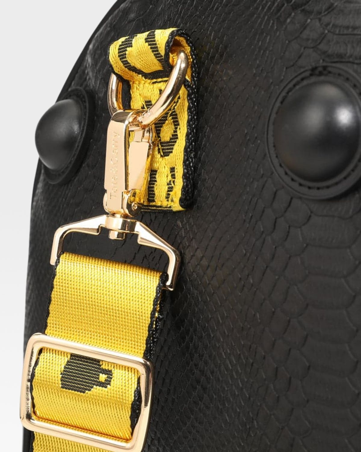 Black & Yellow Caution Tape Backpack & Roller Duffle Set - Heavy Duty Travel Luggage for Work, Gym, and Outdoor Adventures