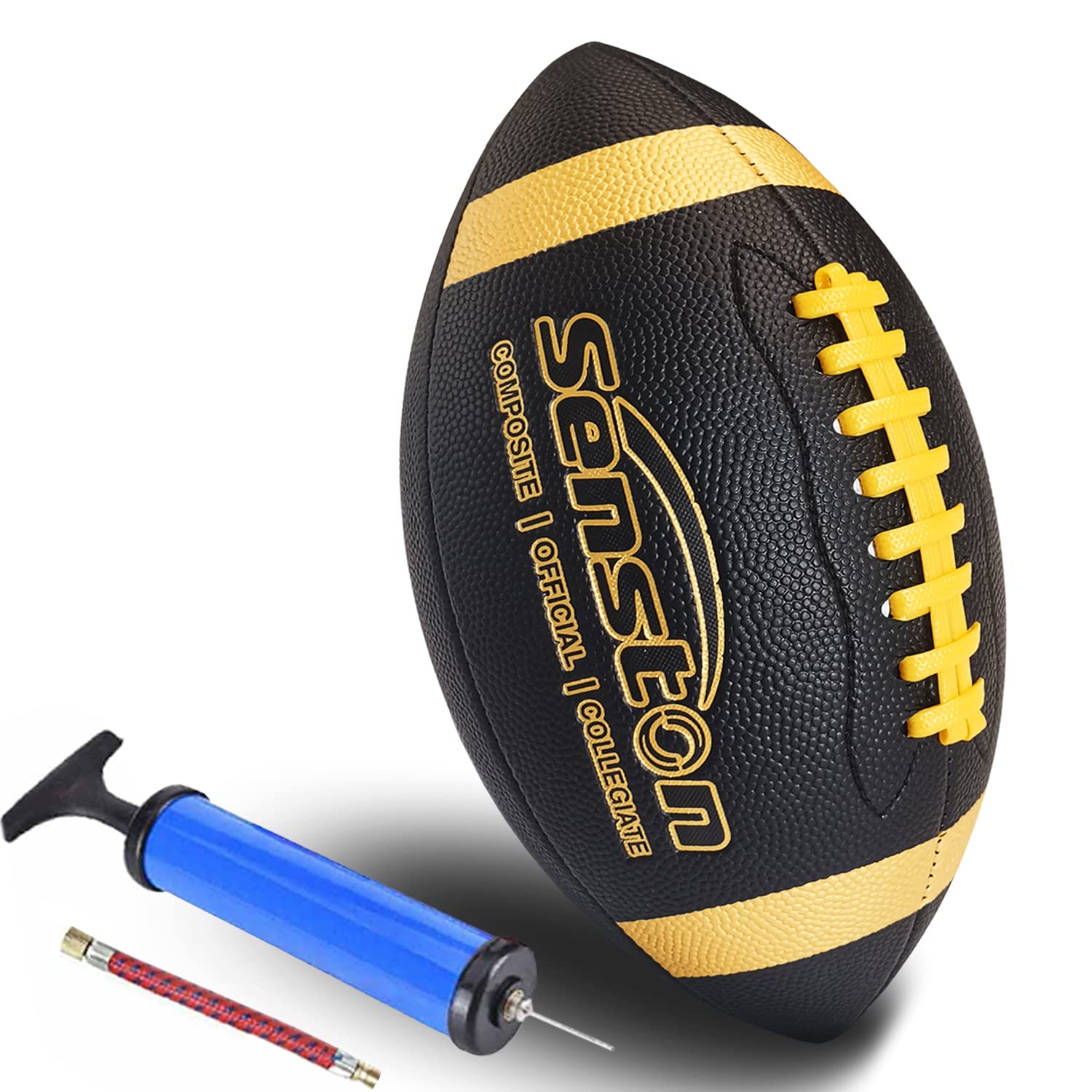 Glow in The Dark Football Size 6 - LED Light Up Soccer Ball for Kids & Youth | Night Play, Backyard Games, Birthday Gifts for Young Football Fans