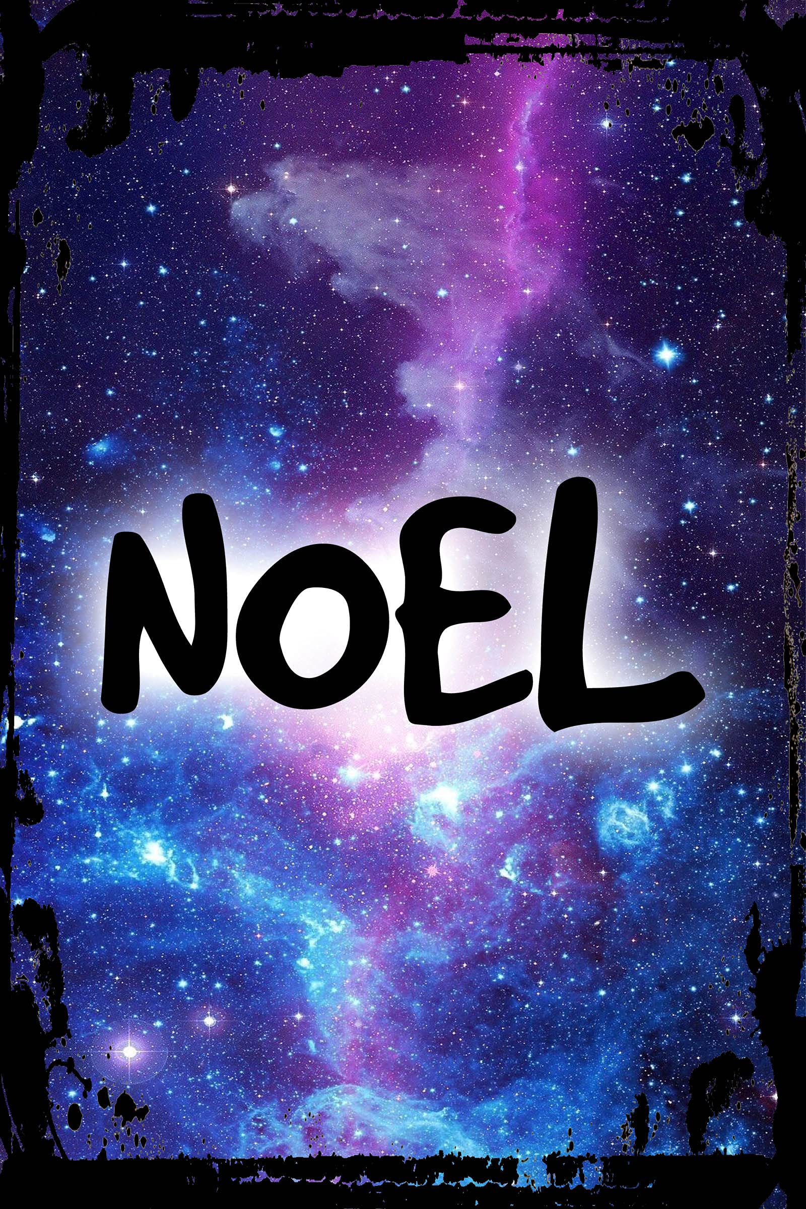 Galaxy Inspirational Christmas Wall Art - Noel Holiday Metal Decor for Home & Office - Funny Festive Gift for Christmas Celebrations