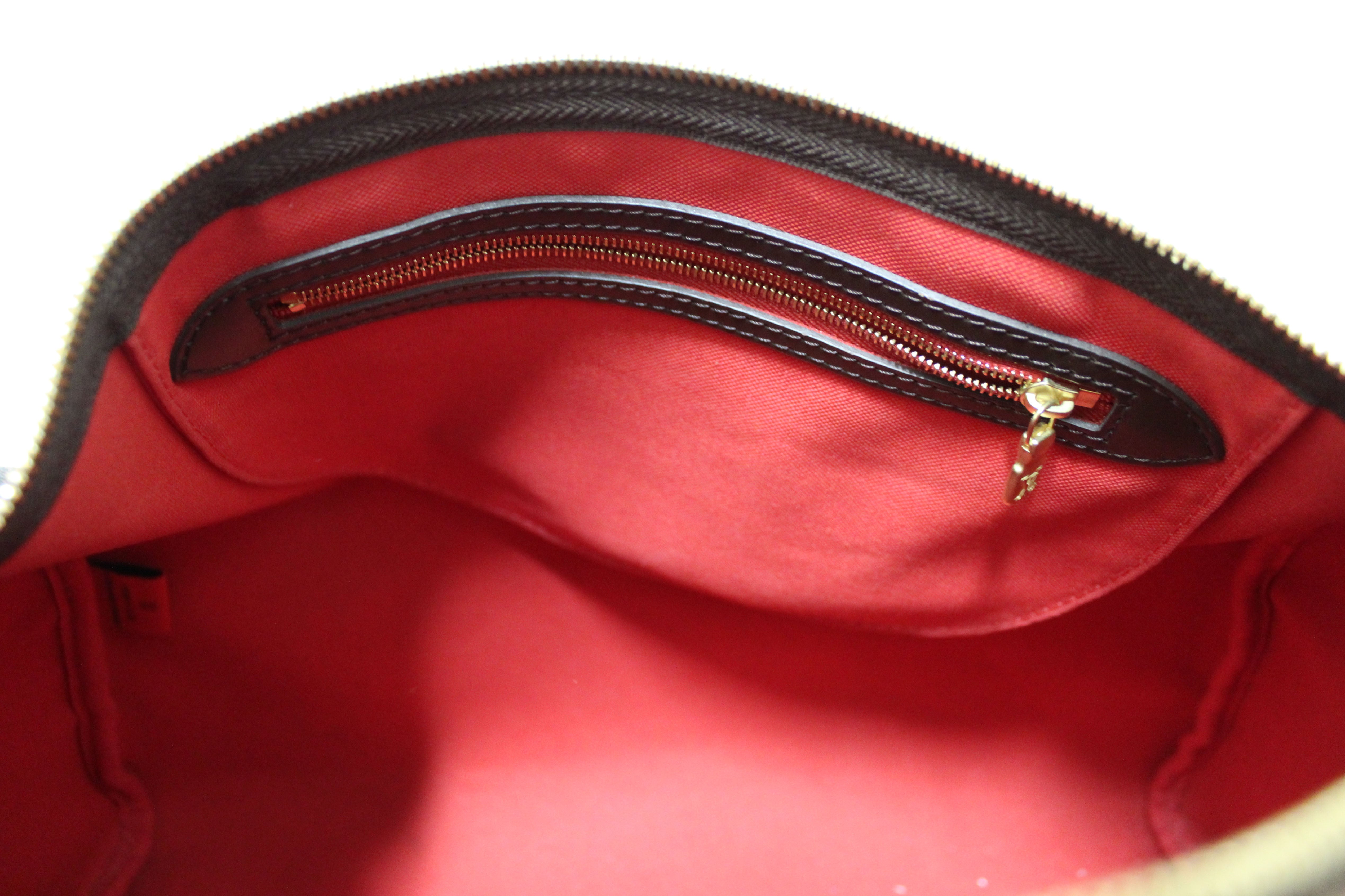 Authentic Louis Vuitton Damier Ebene Speedy 35 Bandouliere Crossbody Bag - Luxury Handbag for Women, Travel & Everyday Use