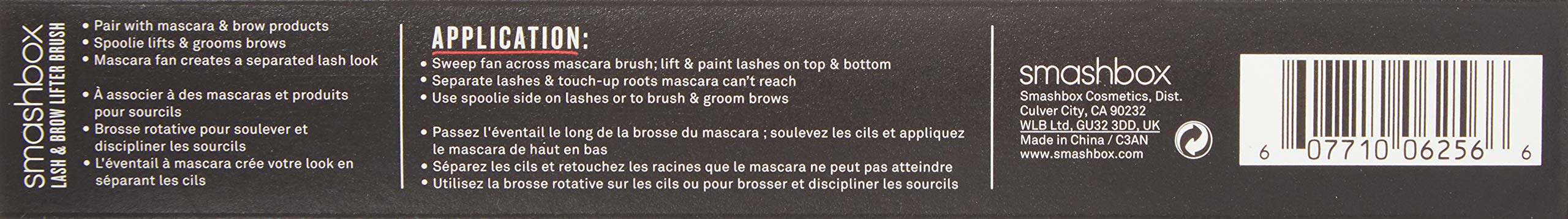Smashbox Camera Ready Lash & Brow Lifter Brush - Professional Makeup Brush for Eyebrow & Eyelash Styling | Perfect for Everyday Makeup & Professional Use