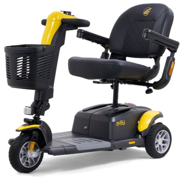 Golden Technologies Buzzaround LX GB119 3-Wheel Mobility Scooter - Lightweight & Portable for Indoor/Outdoor Use - Perfect for Seniors, Shopping & Travel