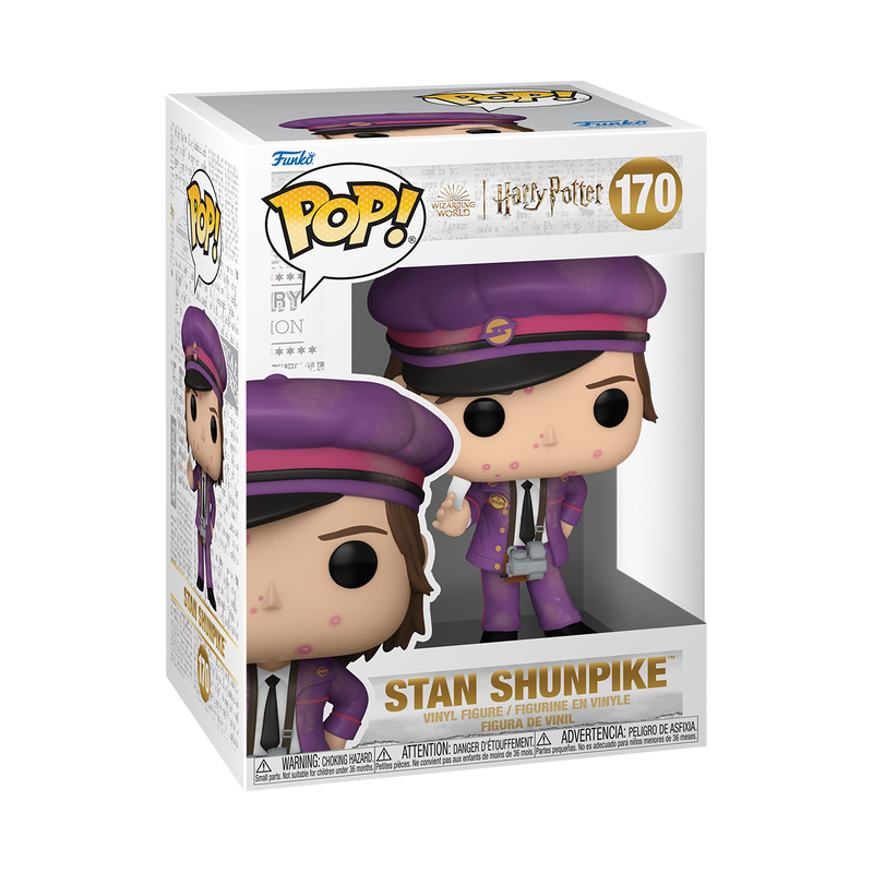 Stan Shunpike Funko Pop Vinyl Figure - Harry Potter Series 170 with Protector Case - Collectible Toy for Fans & Gift Idea for Potterheads