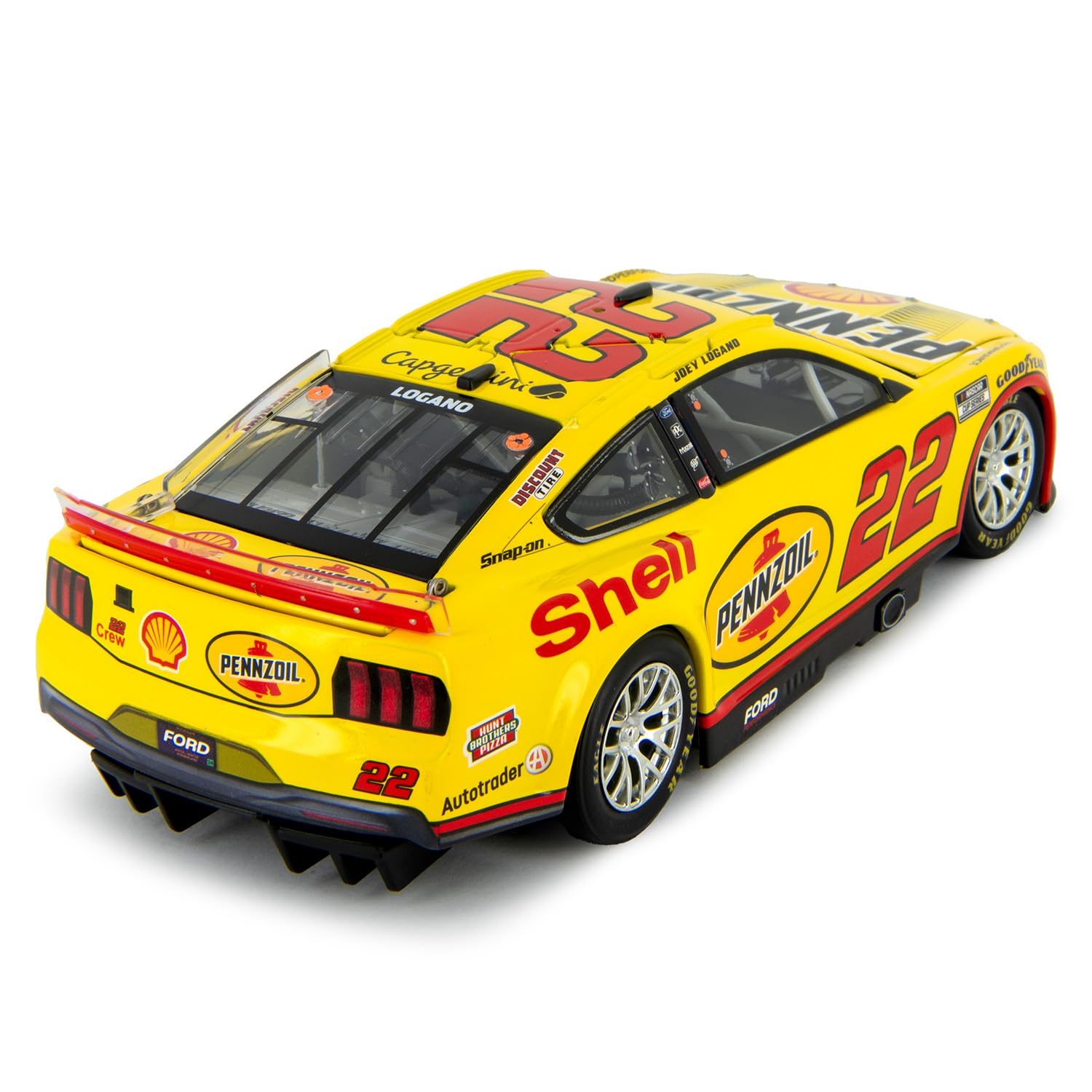 Lionel Racing Joey Logano 2024 Shell Pennzoil Elite Diecast Car 1:24 Scale - NASCAR Collectible Model for Display & Racing Enthusiasts