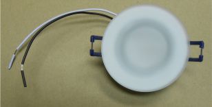 12V Recessed Spring Mount Light with Glass Lens - Perfect for RV, Marine, and Off-Road Vehicle Lighting
