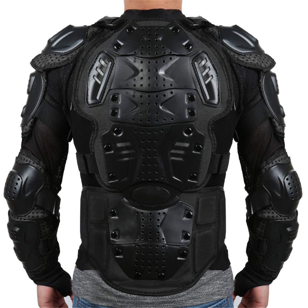 Men's Motorcycle Jacket with Full Body Armor - CE Certified Motocross Racing Gear with Chest & Shoulder Protection for Off-Road Biking & Adventure Riding | Durable Safety Equipment for Street Bikers & Dirt Bike Enthusiasts