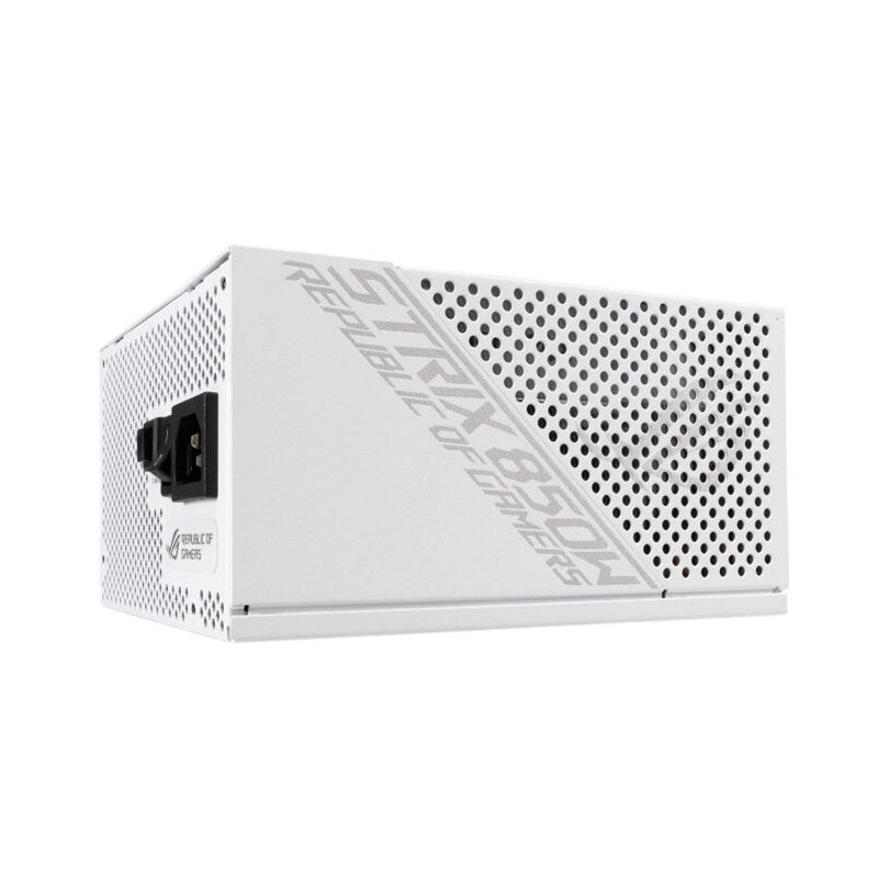 ASUS ROG STRIX 850W 80 Plus Gold Certified Fully Modular Power Supply (White Edition) - High Performance PSU for Gaming PCs, Workstations & Crypto Mining Rigs