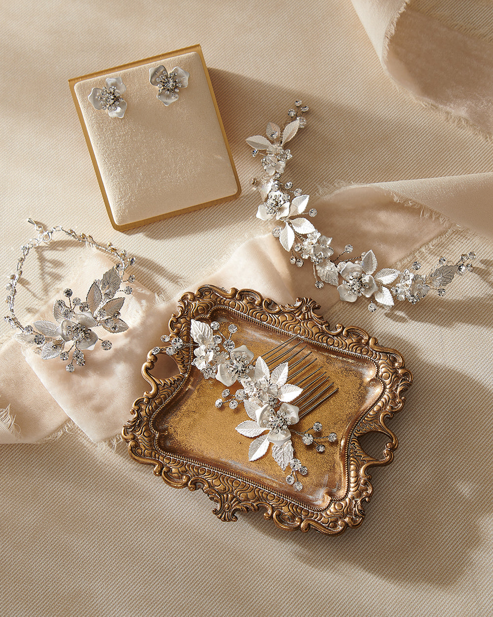 Kacie Mini Hair Vine - Elegant Floral Hair Accessories for Women, Perfect for Weddings, Parties & Special Occasions