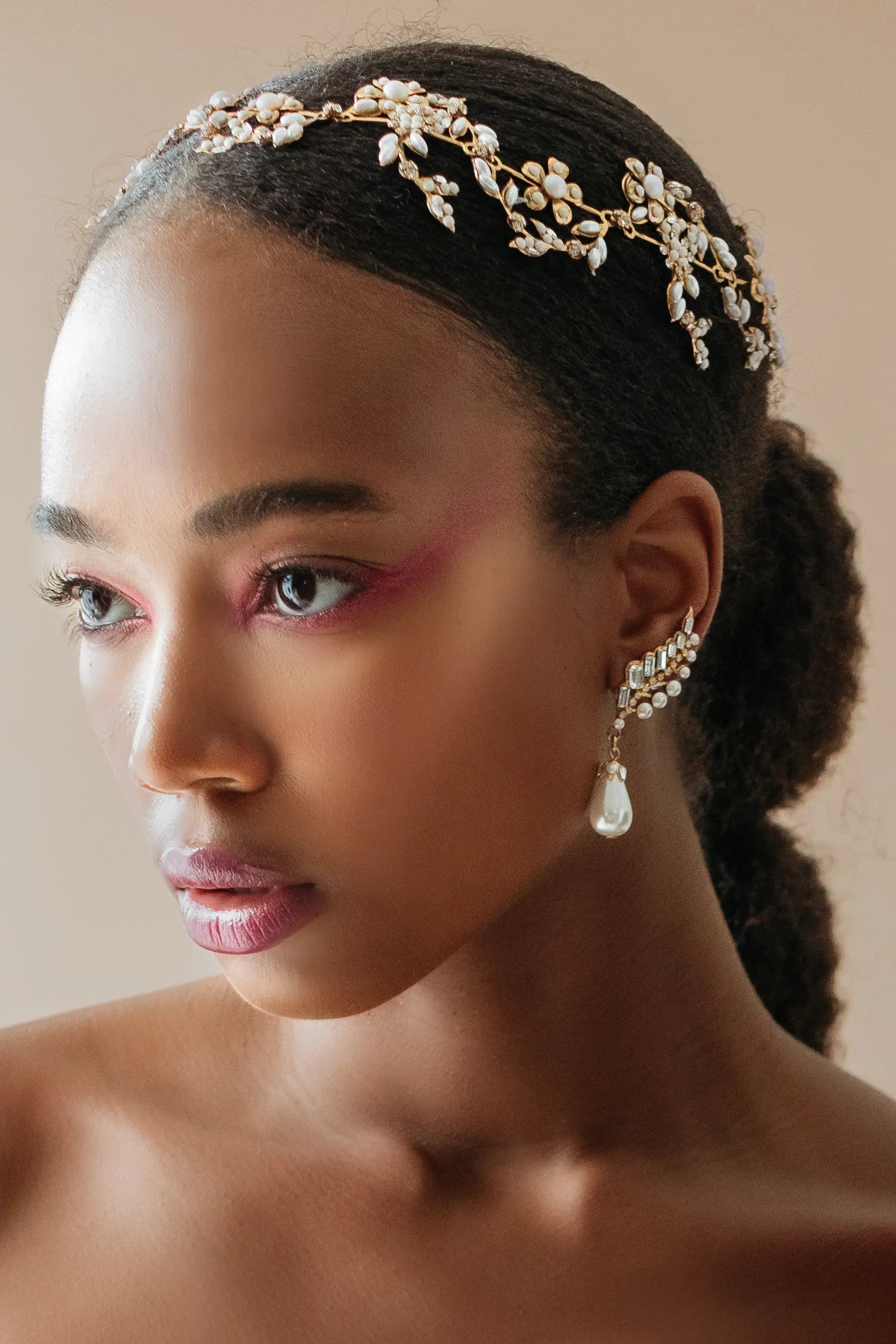 Forest Halo - Elegant Floral Hair Crown for Weddings, Boho Festivals & Photo Shoots | Nature-Inspired Headpiece for Brides, Flower Girls & Festival Goers