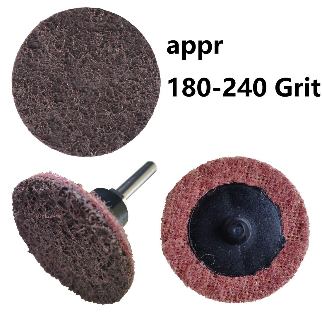 2-Inch Sanding Discs 50-Pack with 1/4