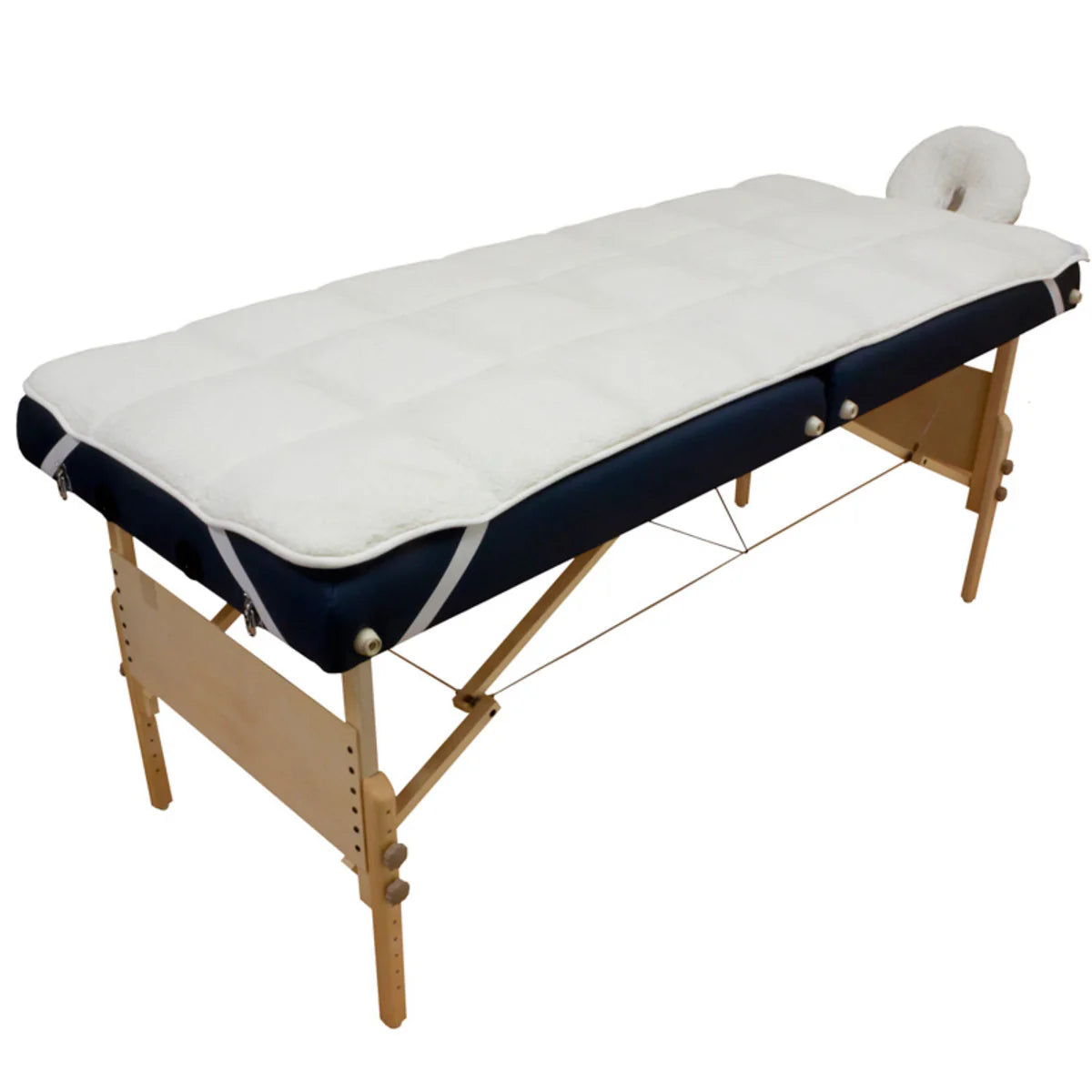 Premium Quilted Massage Table Fleece Pad Set - 3