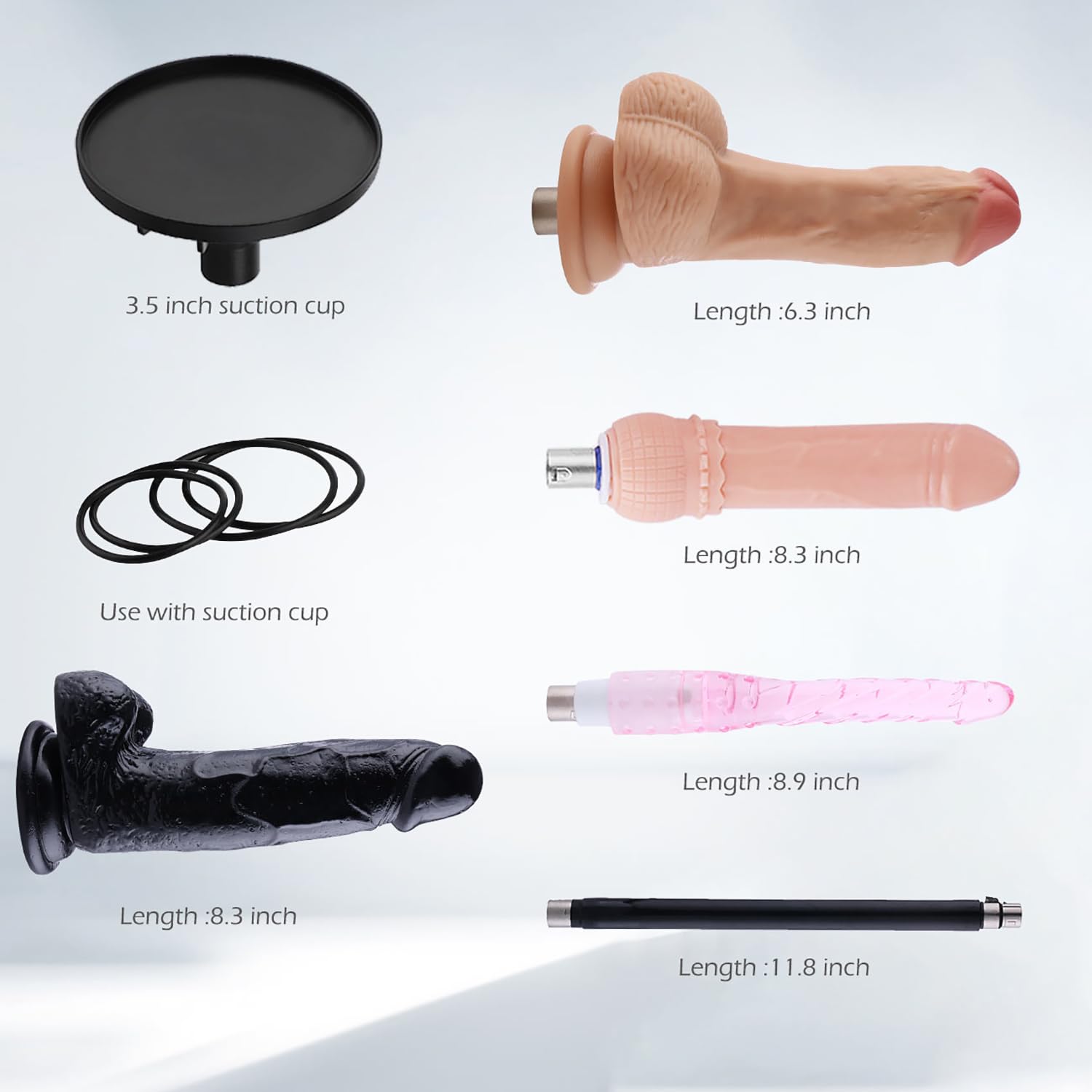 AUXFUN Automatic Thrusting Sex Machine with Bluetooth App Control - 6 Attachments for Women, Remote Control Adult Toy for Couples & Solo Play - Perfect for Bedroom Fun & BDSM Exploration