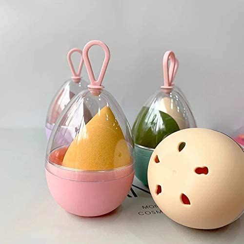 VIPLAVS Beauty Blender Sponge Set - 2 Pack with Breathable Storage Case for Flawless Makeup Application | Perfect for Foundation, Concealer & Powder | Home & Travel Makeup Essential