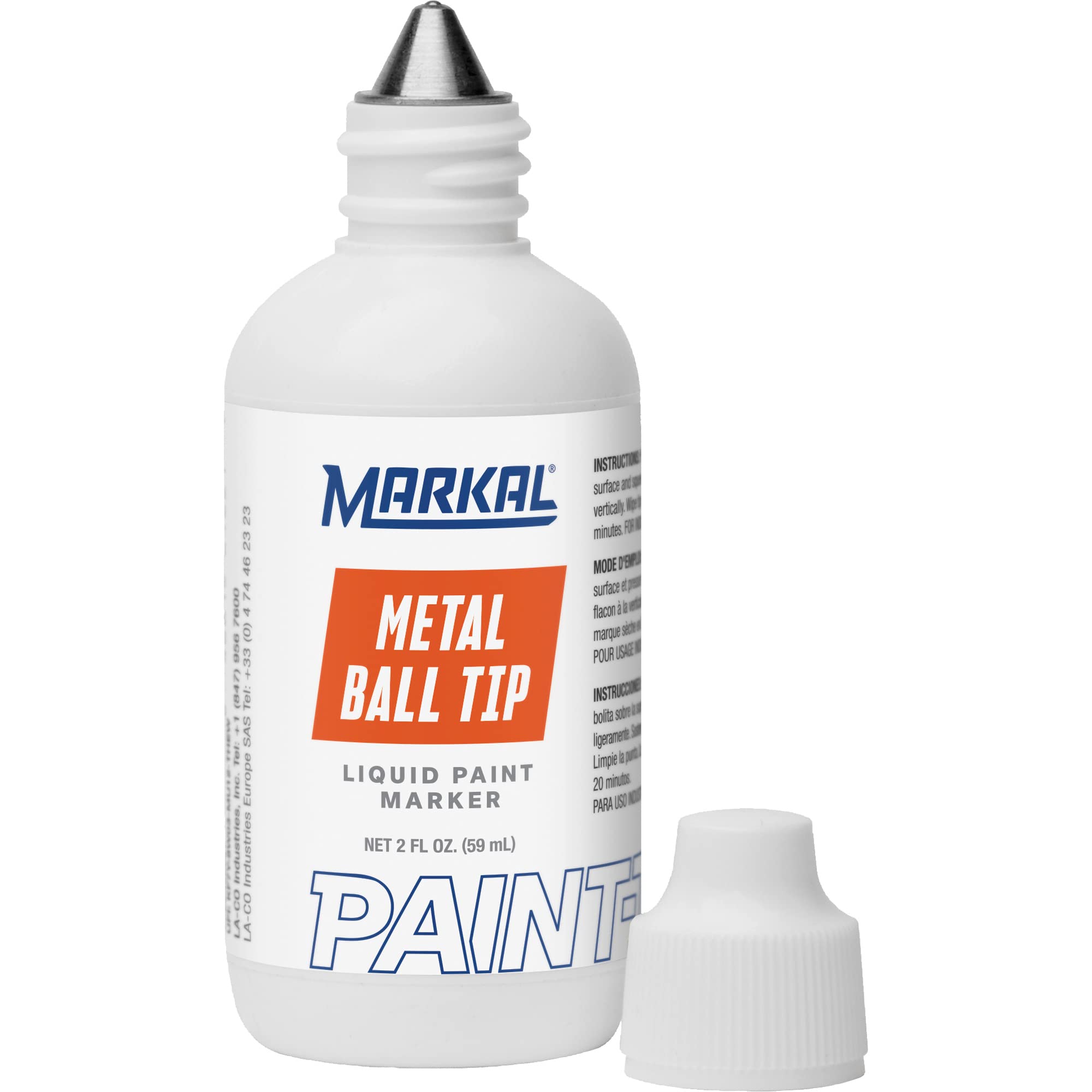 Ball Paint Marker® - Premium Orange Paint Markers for Arts, Crafts & DIY Projects - Ideal for Glass, Metal, Ceramic & Wood Surfaces
