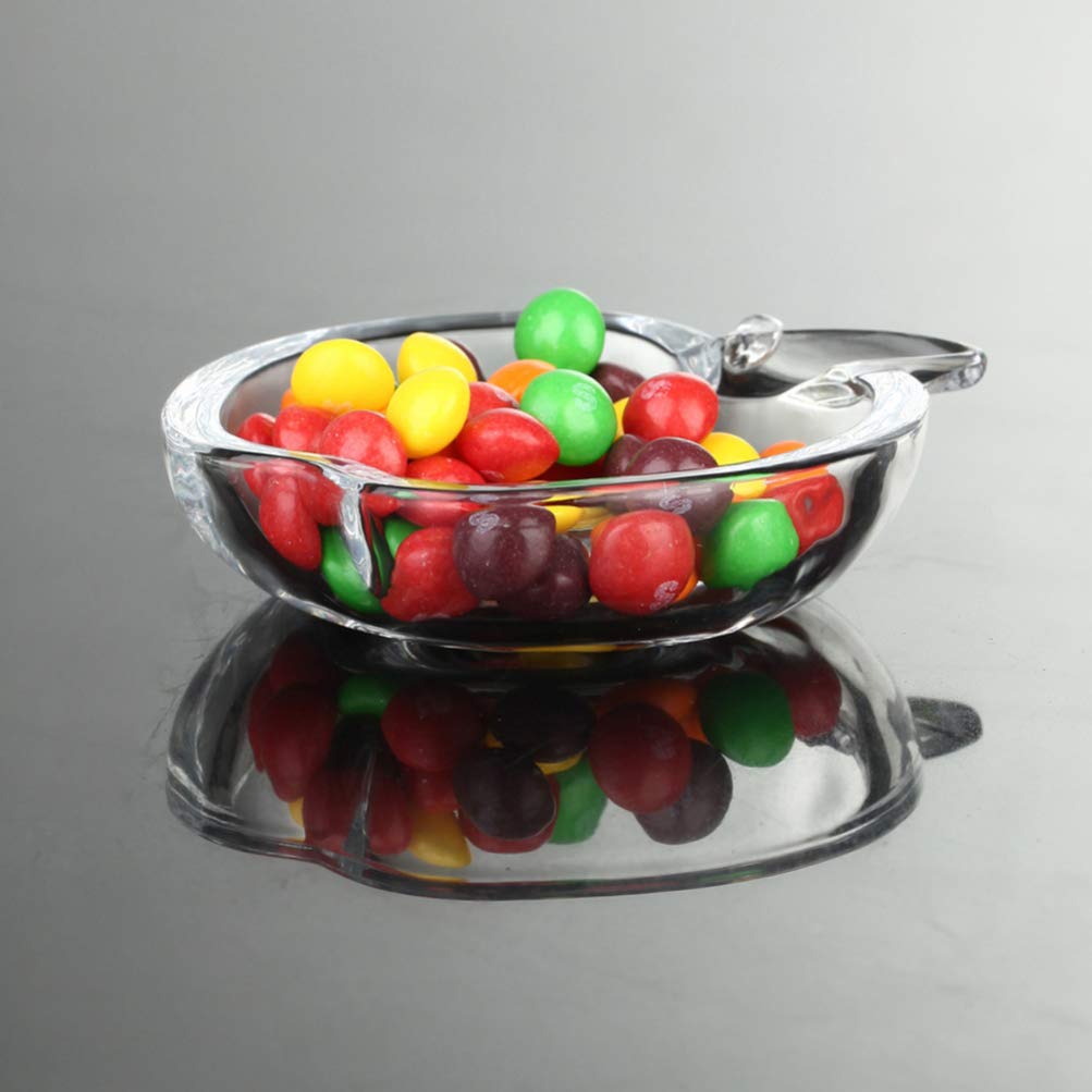 6-Piece Glass Seasoning Dishes Set - Small Dipping Bowls, Appetizer Plates, Ketchup Saucers & Mini Dessert Dishes - Perfect for Condiments, Snacks, Sushi Soy Sauce, and Party Serving