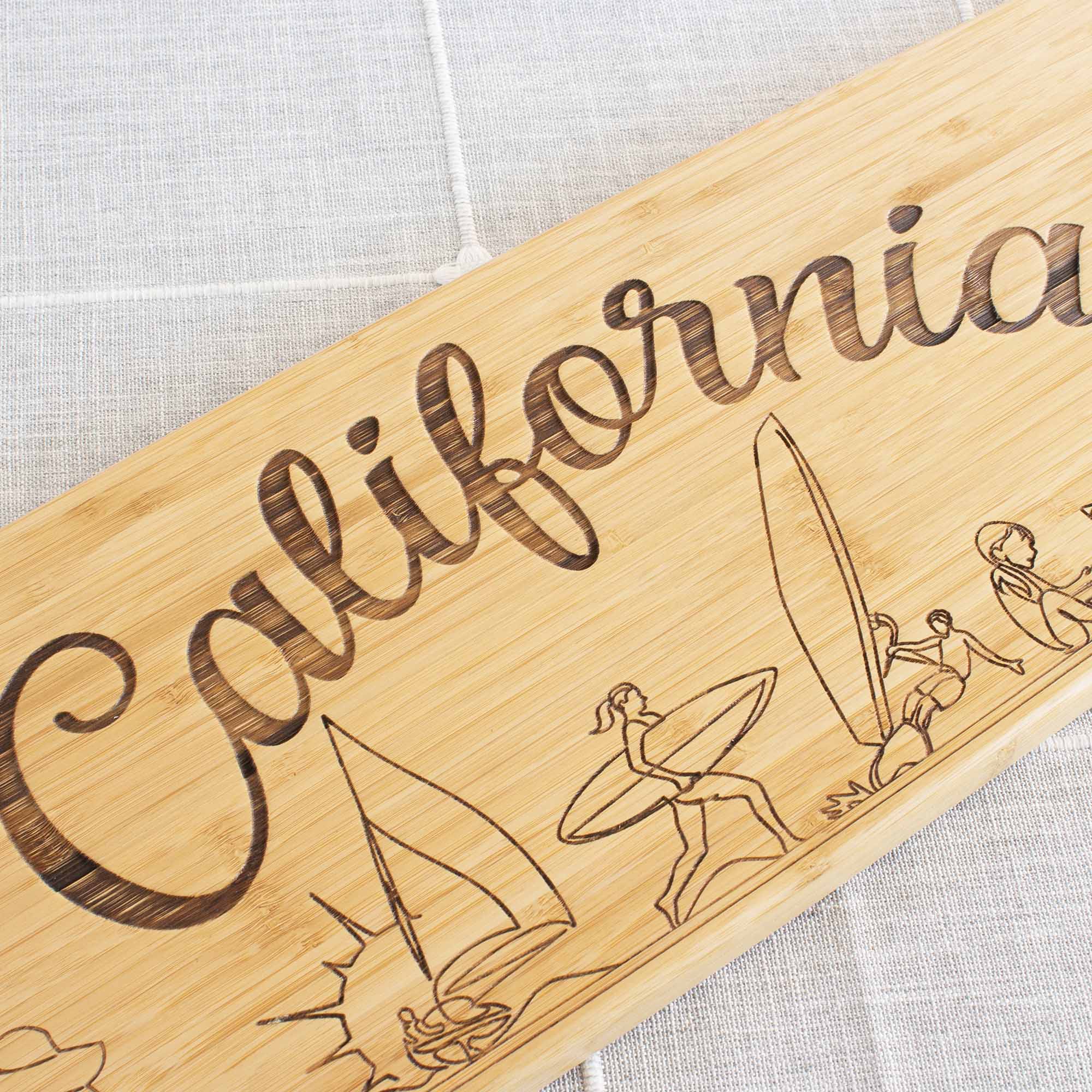 Premium California Engraved XL Charcuterie Board - 30