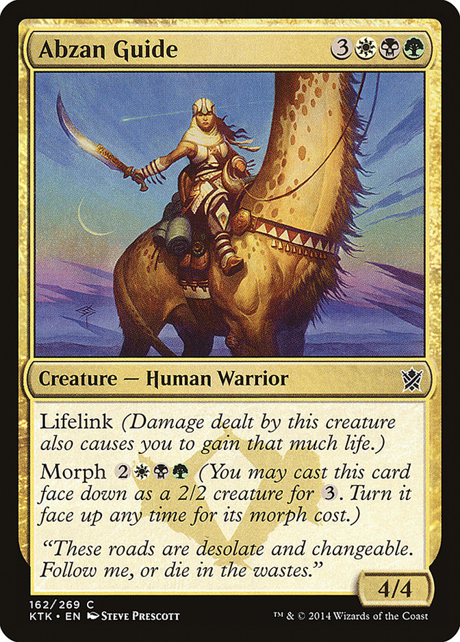 Abzan Guide - Khans of Tarkir MTG Card | Perfect for Commander & Modern Decks - Fantasy Strategy Game Accessory