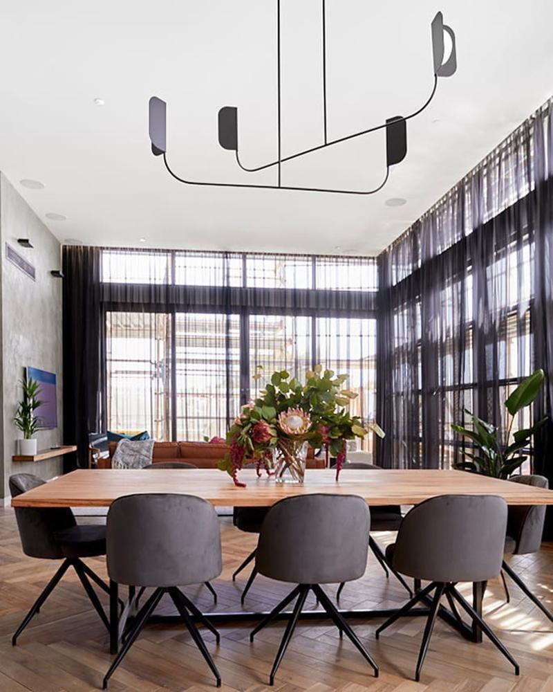 Elegant Leaf Chandelier Lighting Fixture - Modern Botanical Ceiling Light for Dining Room, Living Room & Bedroom Decor
