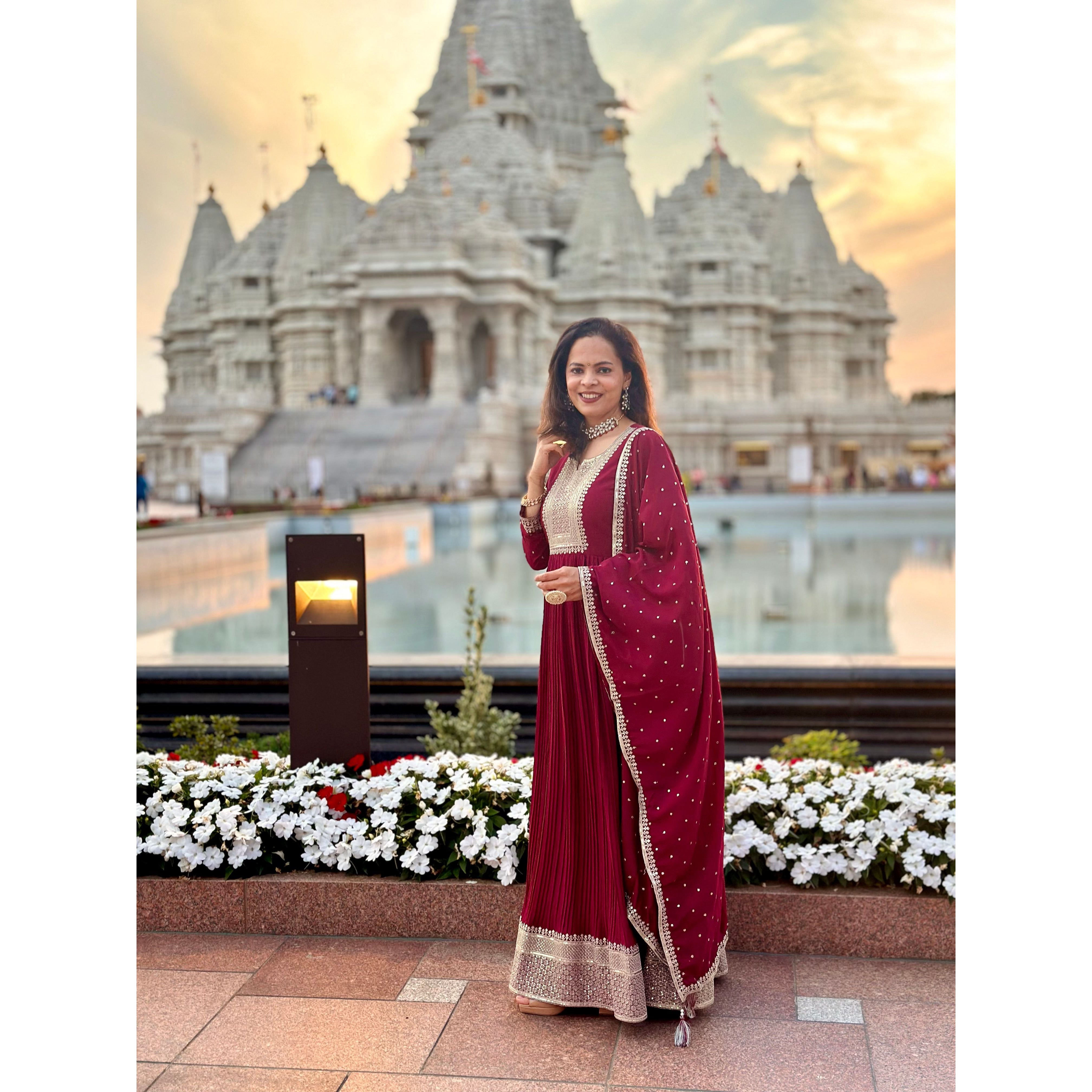 Elegant Anarkali Suit for Diwali & Festive Occasions - Traditional Indian Party Wear for Women - Perfect for Weddings, Celebrations & Cultural Events
