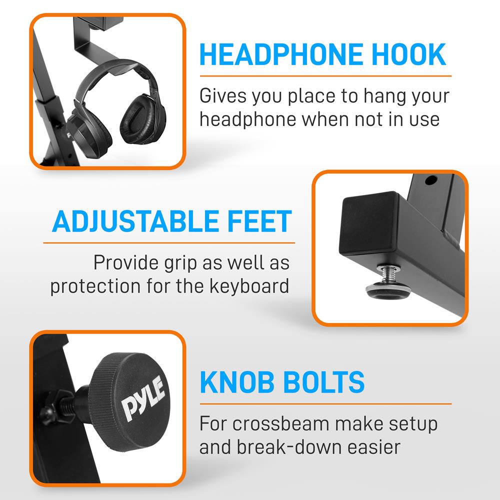 Premium Heavy Duty Music Stand with 2nd Tier - Adjustable Height & Foldable for Orchestra, Choir, Band & Home Practice