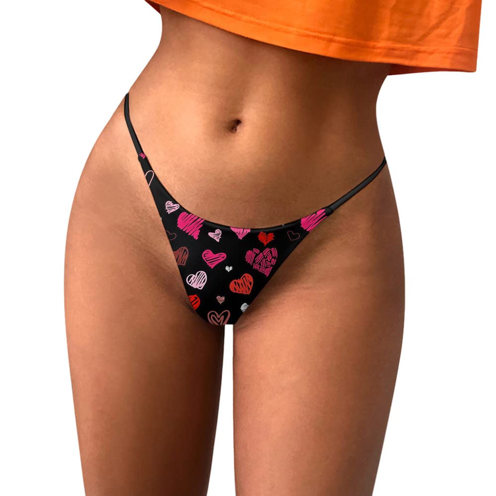 Comfortable Soft G-String Low-Rise Women's Underwear - T-Back Sexy Panties for Women (Large Size, Multipack) | Perfect for Date Night, Lingerie Collection & Everyday Wear
