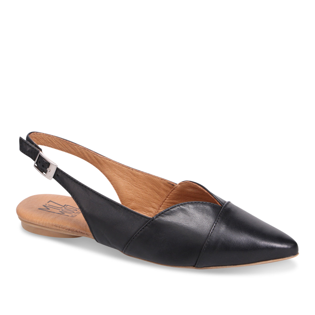 Jayden Women's Slingback Flats - Comfortable Low Heel Dress Shoes for Work, Party & Everyday Wear