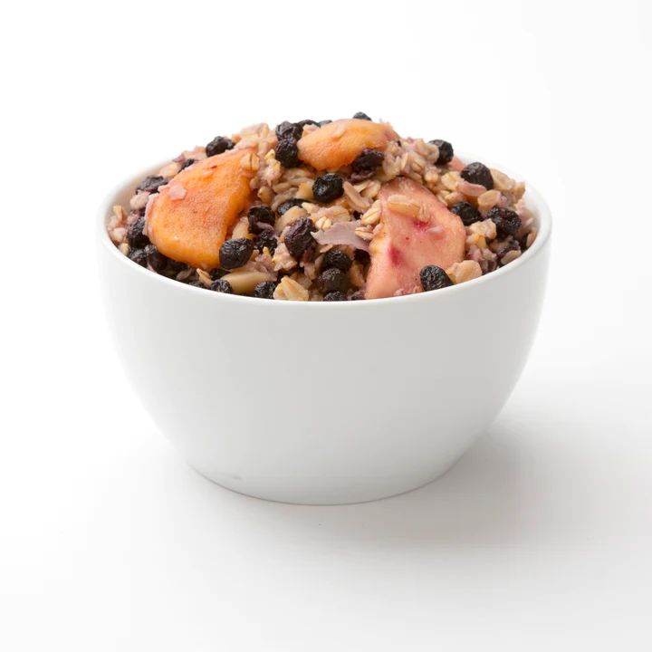 Delicious Blueberry Peach Crisp Dessert - Sweet & Juicy Fruit Filling, Perfect for Family Gatherings, Potlucks & Holiday Baking