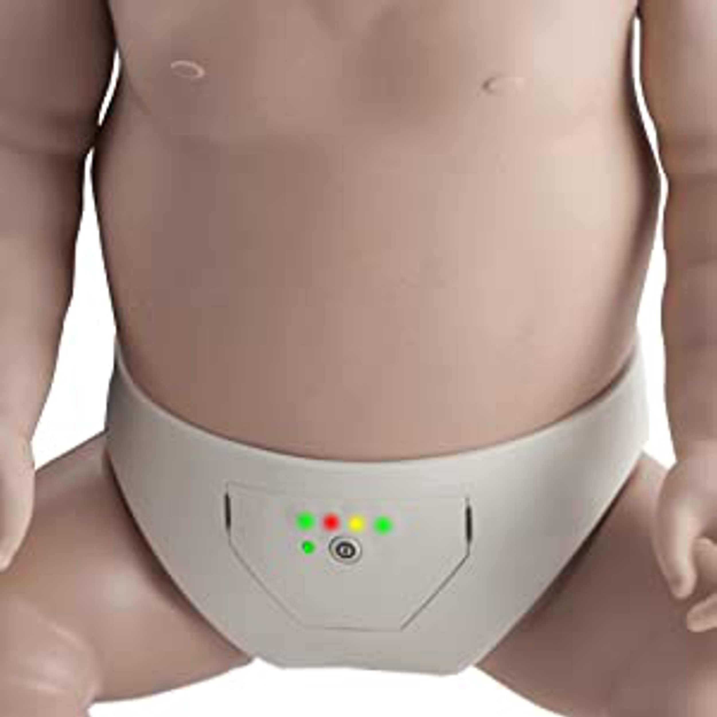 Prestan Professional Infant CPR Training Manikin with Real-Time Rate Monitor - Medium Skin Tone - Lifesaving Practice for Childcare, Nursing Students & First Responders