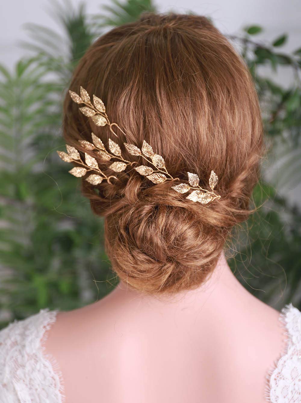 Gold Hair Pins 5PCS - Bridal Hair Accessories for Wedding & Parties