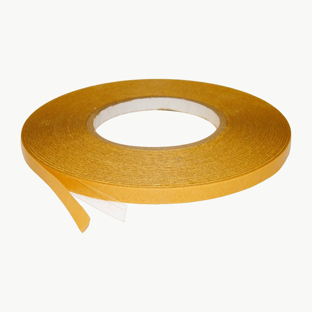 JVCC Double-Sided Polypropylene Film Tape with Acrylic Adhesive - 1/2 inch x 55 Yards Clear - Strong Bonding for Crafts, DIY Projects, Photo Mounting & Home Repairs