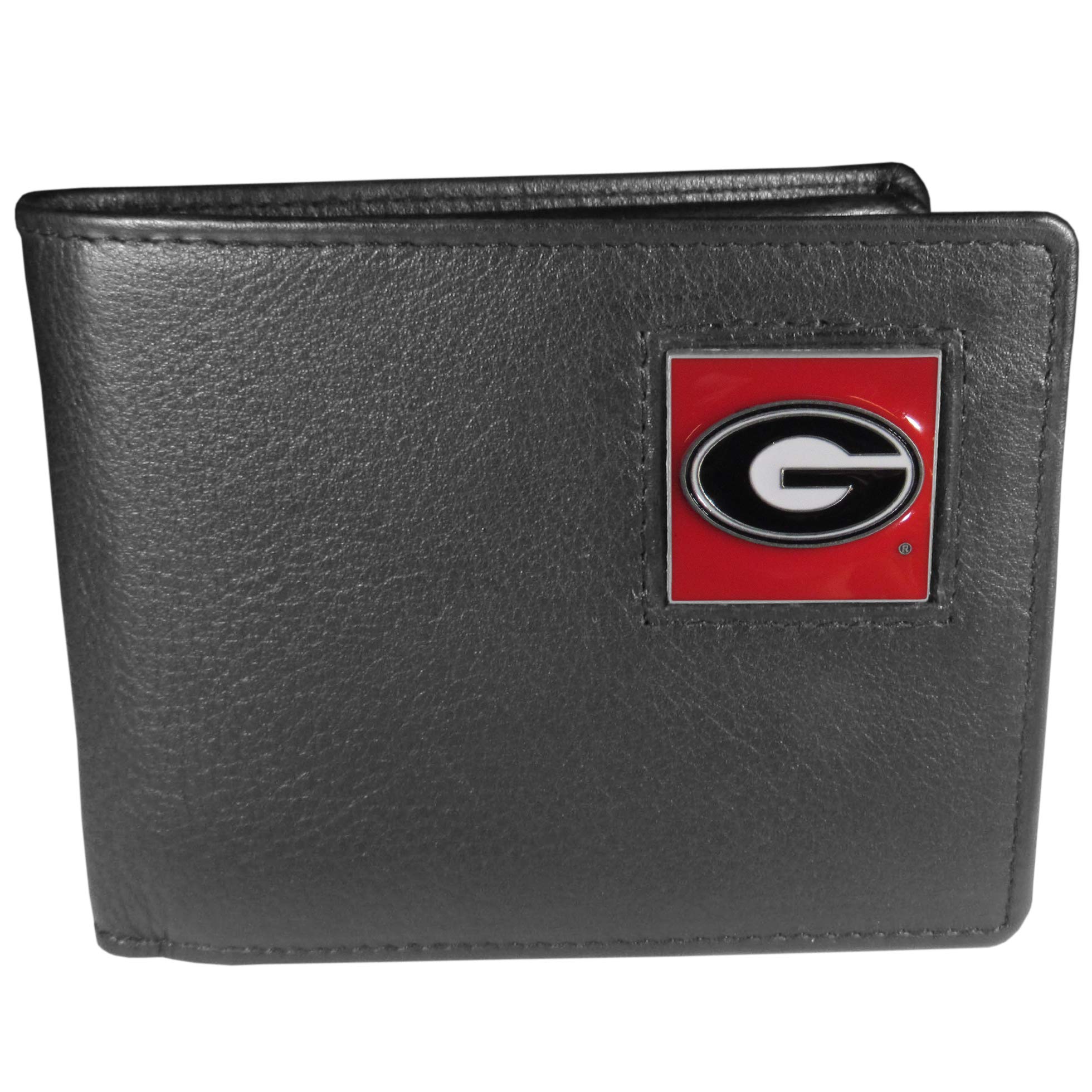 Siskiyou Sports NCAA Genuine Leather Bi-fold Wallet for Men - Slim & Durable College Football & Basketball Fan Gift - Perfect for Everyday Use, Travel & Gameday