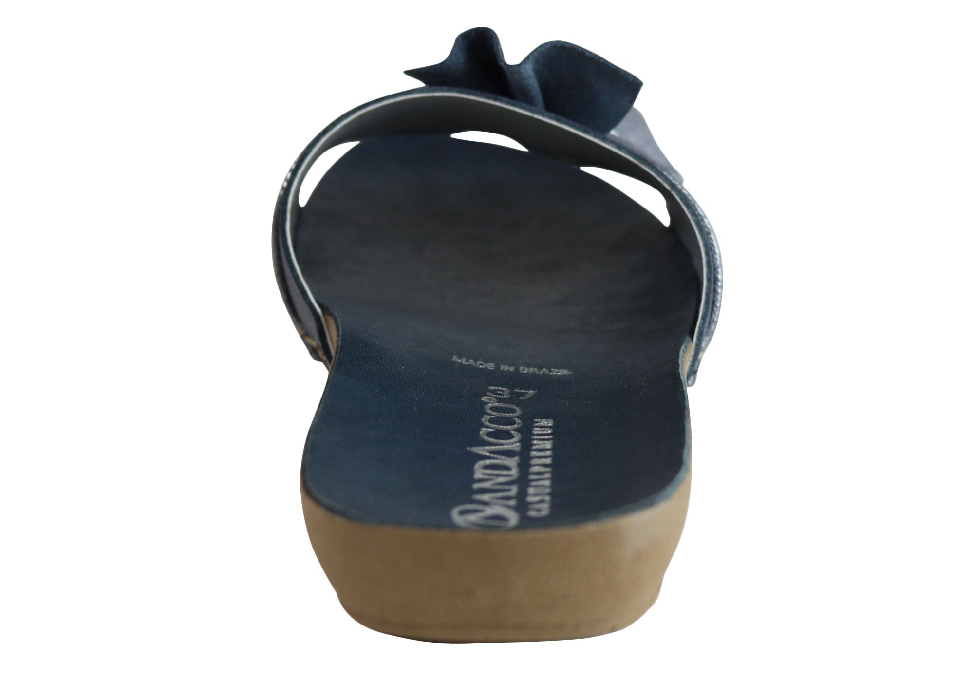 Andacco Women's Comfortable Leather Slide Sandals - Handmade in Brazil - Perfect for Beach, Pool, and Summer Casual Wear