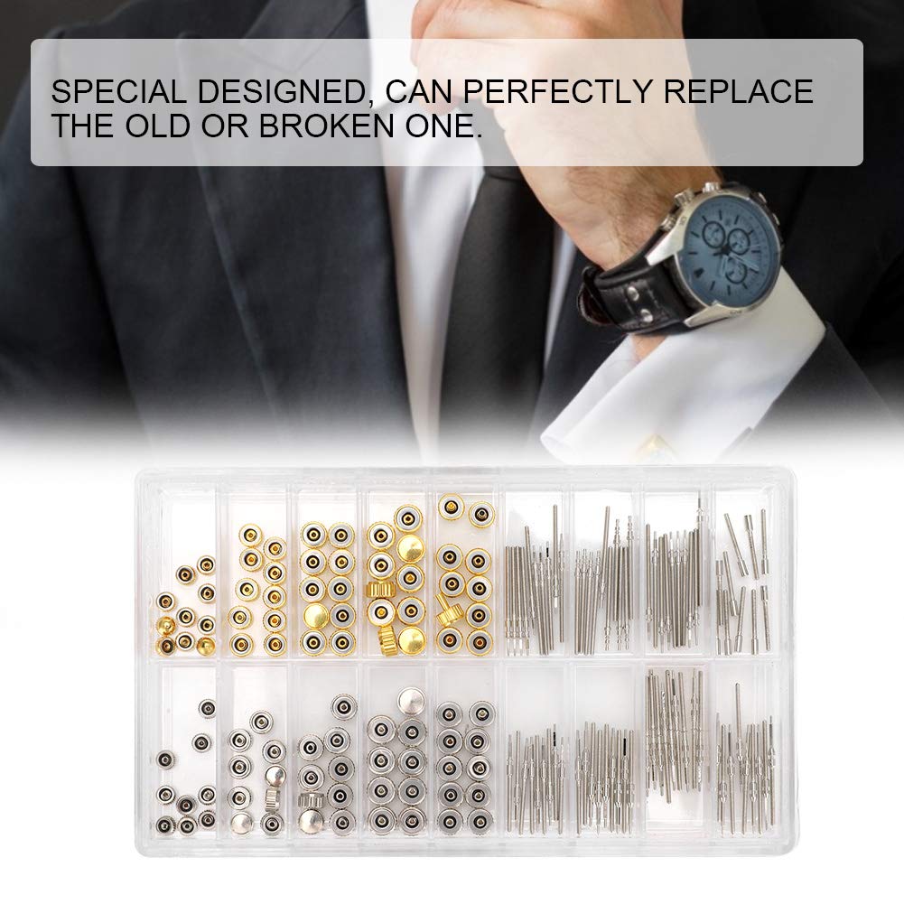 Watch Crown Repair Tool Kit - Watch Stem Extractor & Extender Set - Universal Watch Accessories for Men & Women - Perfect for Watch Repair, Maintenance & DIY Jewelry Adjustments