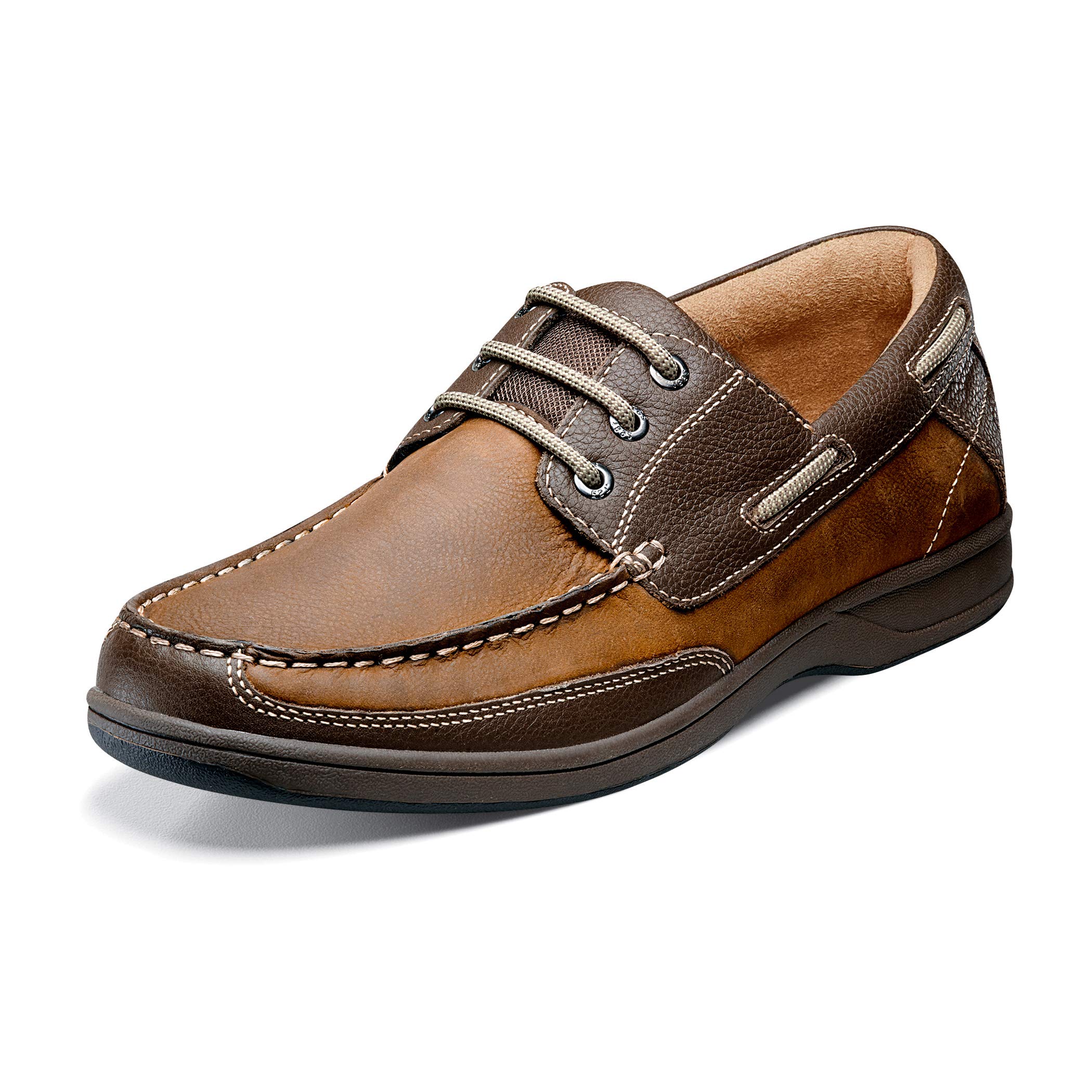 Florsheim Men's Lakeside Oxford Boat Shoe - Classic Leather Casual Slip-On for Men | Perfect for Summer, Boating & Outdoor Activities