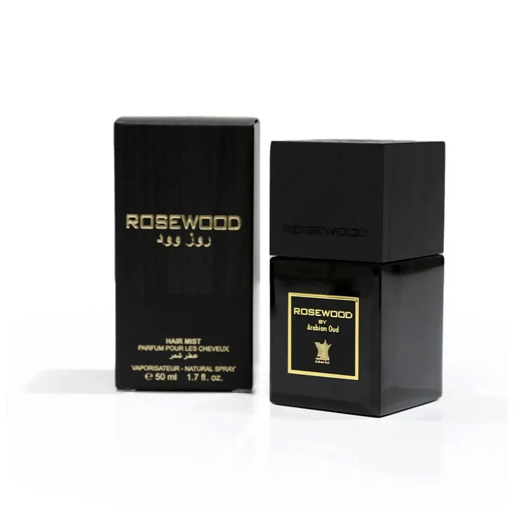 Rosewood Hair Mist 50ml - Natural Hair Fragrance & Shine Spray for Dry, Frizzy Hair - Perfect for Daily Use, Travel & Special Occasions