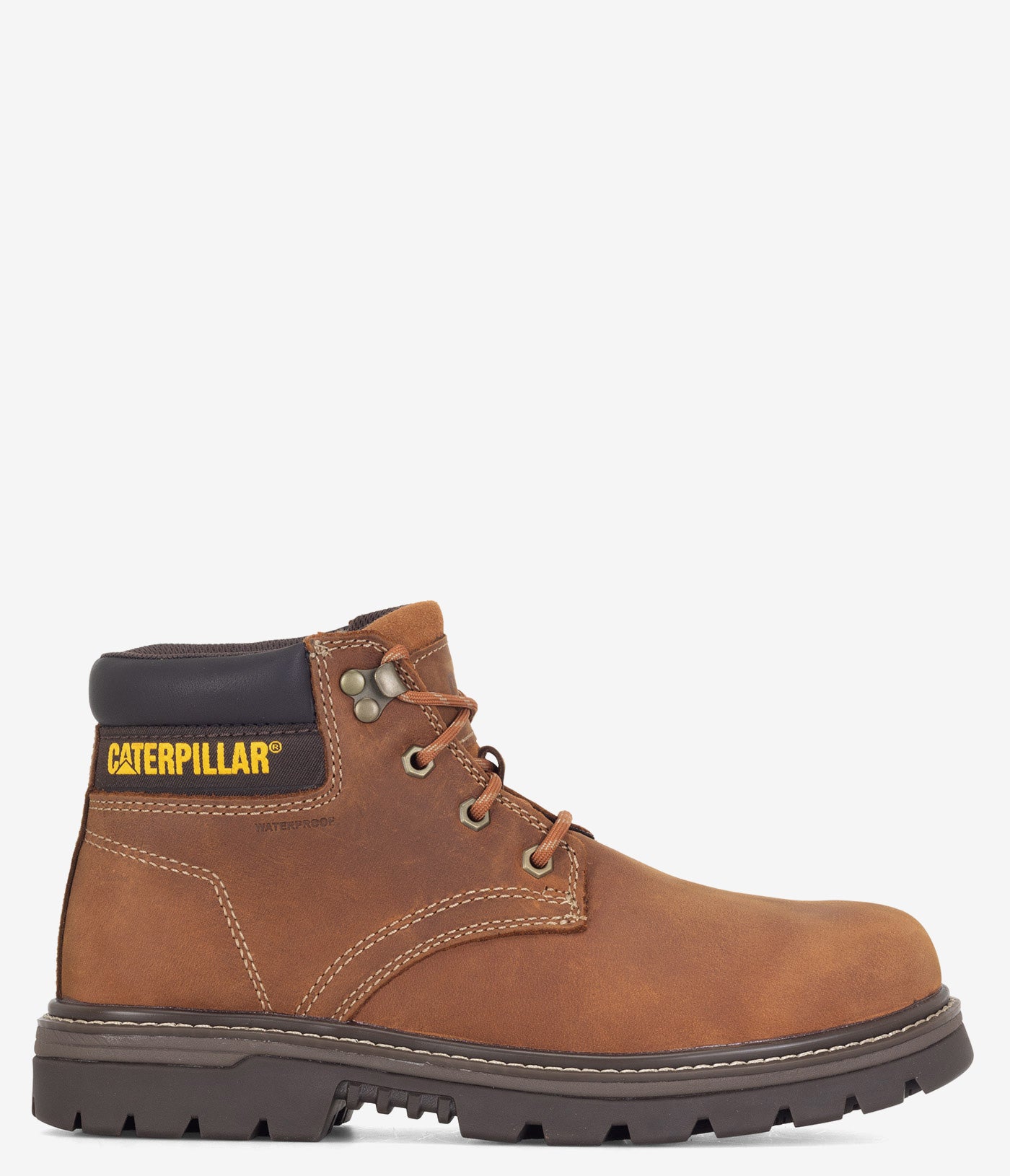CAT Footwear Outbase Waterproof Work Boots for Men - Durable Steel Toe Construction for Construction & Outdoor Work