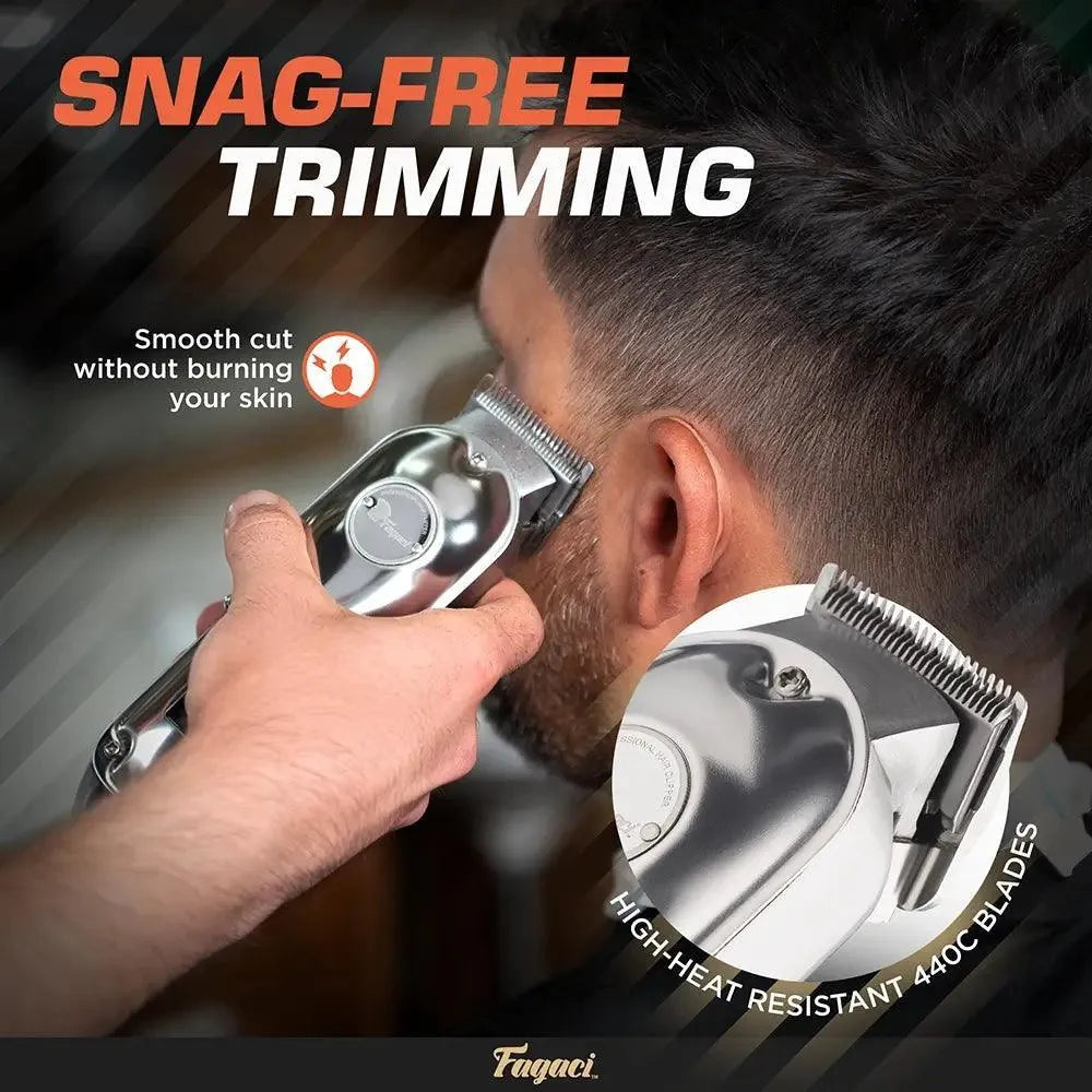 Professional Hair Clippers for Men & Women - Barber Quality Electric Hair Trimmer Kit with Multiple Guards - Perfect for Home Haircuts, Styling & Grooming
