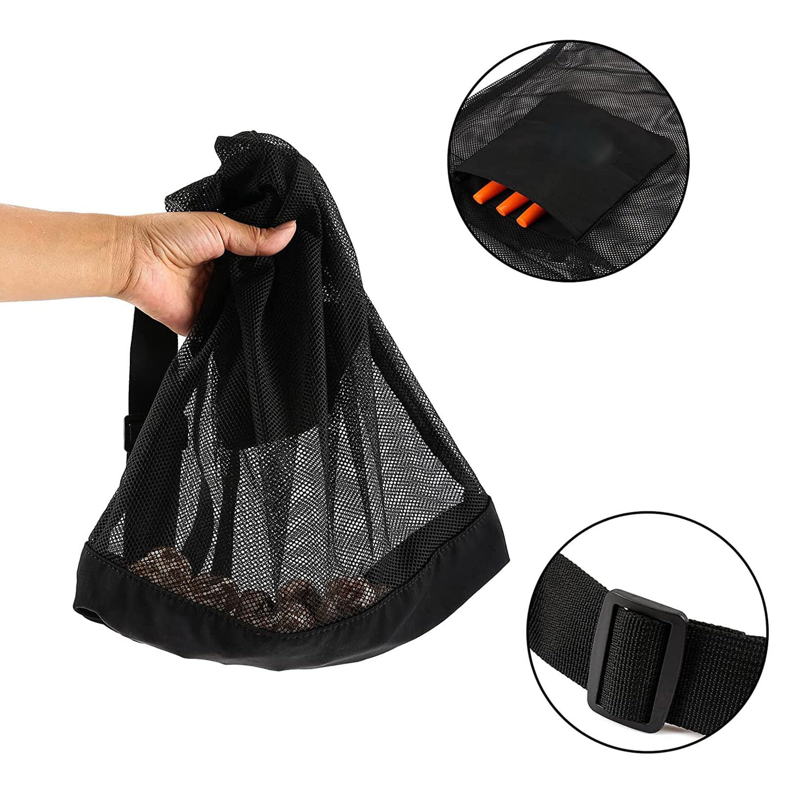 600D Oxford Cloth Harvesting Bag - Large Capacity Adjustable Shoulder Strap Fruit Vegetable Picking Bag for Mushroom Foraging, Apple Harvesting & Outdoor Gathering - Perfect for Farmers Market, Garden Harvest & Camping Trips