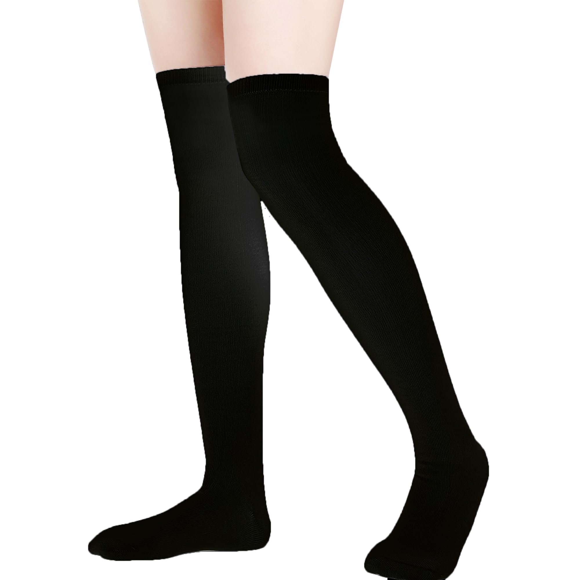 SATINIOR Women's Knee High Socks - Halloween Thigh Stockings for Cosplay, Costume Parties & Dress Up | Perfect for Halloween Outfits, Anime Conventions & Themed Events