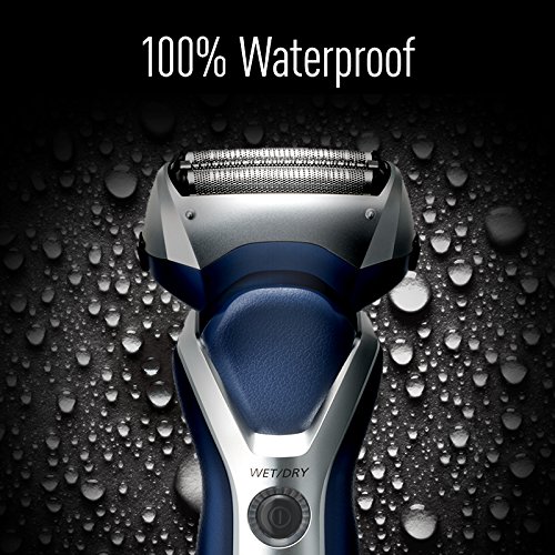 Panasonic ES-RT37-S Arc3 Electric Shaver - 3-Blade Cordless Wet/Dry Men's Razor with Pop-Up Trimmer - 6.6oz - Perfect for Travel, Gym & Daily Shaving Routine