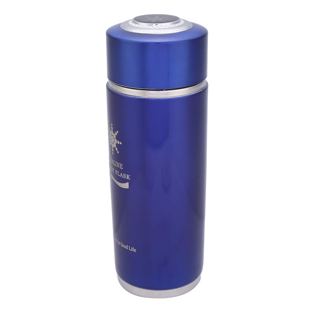 iFCOW Stainless Steel Alkaline Water Bottle with Nano Balance Bio Energy Ionizer - Portable & Leak Proof, Blue - Perfect for Gym, Hiking, Travel & Daily Hydration