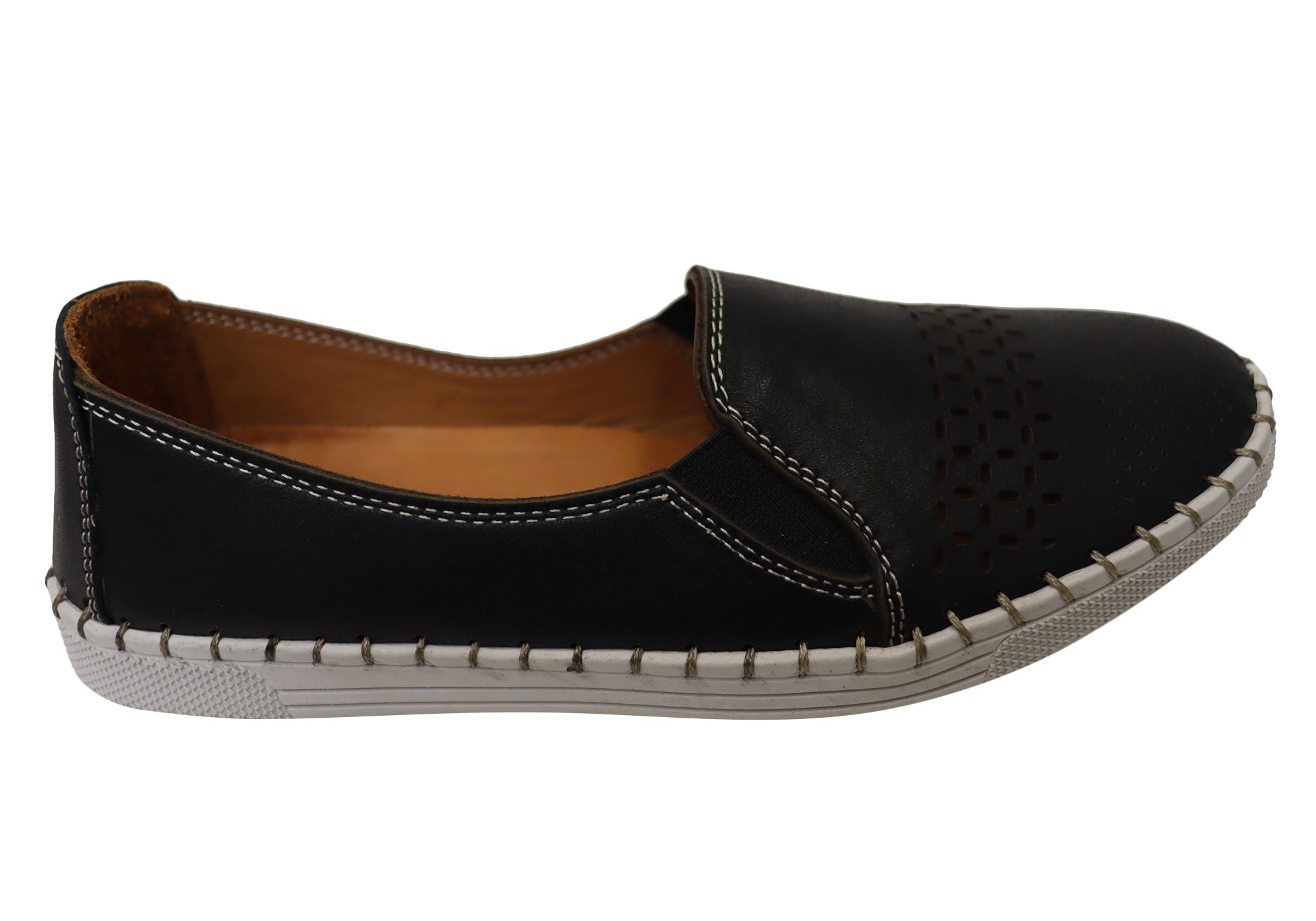 Orizonte Harlow Women's Comfortable Leather Shoes - European Style for Work, Walking & Casual Wear