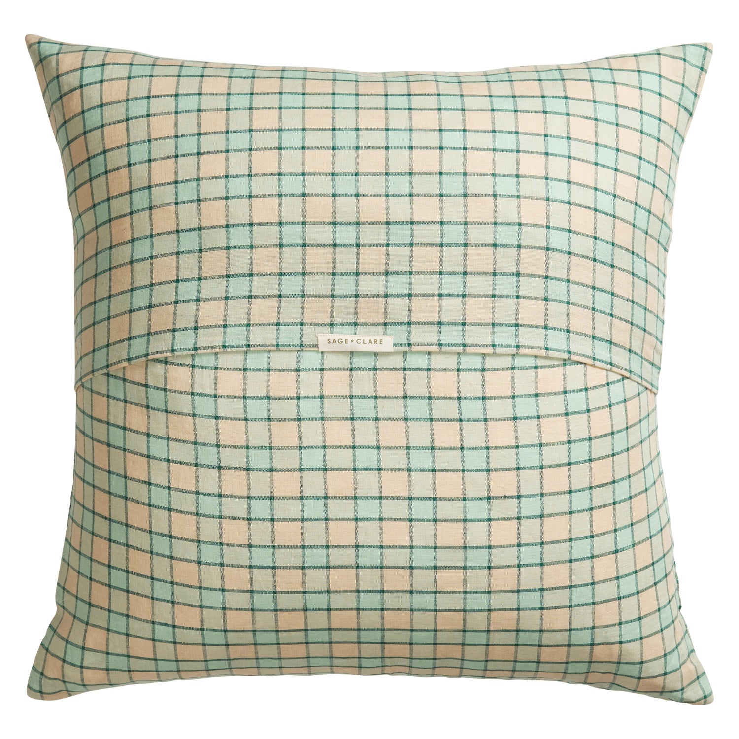 Premium Marquis Linen Euro Pillowcase Set - Jade Green 20x20 Inches (Set of 2) for Luxury Bedding & Home Decor
