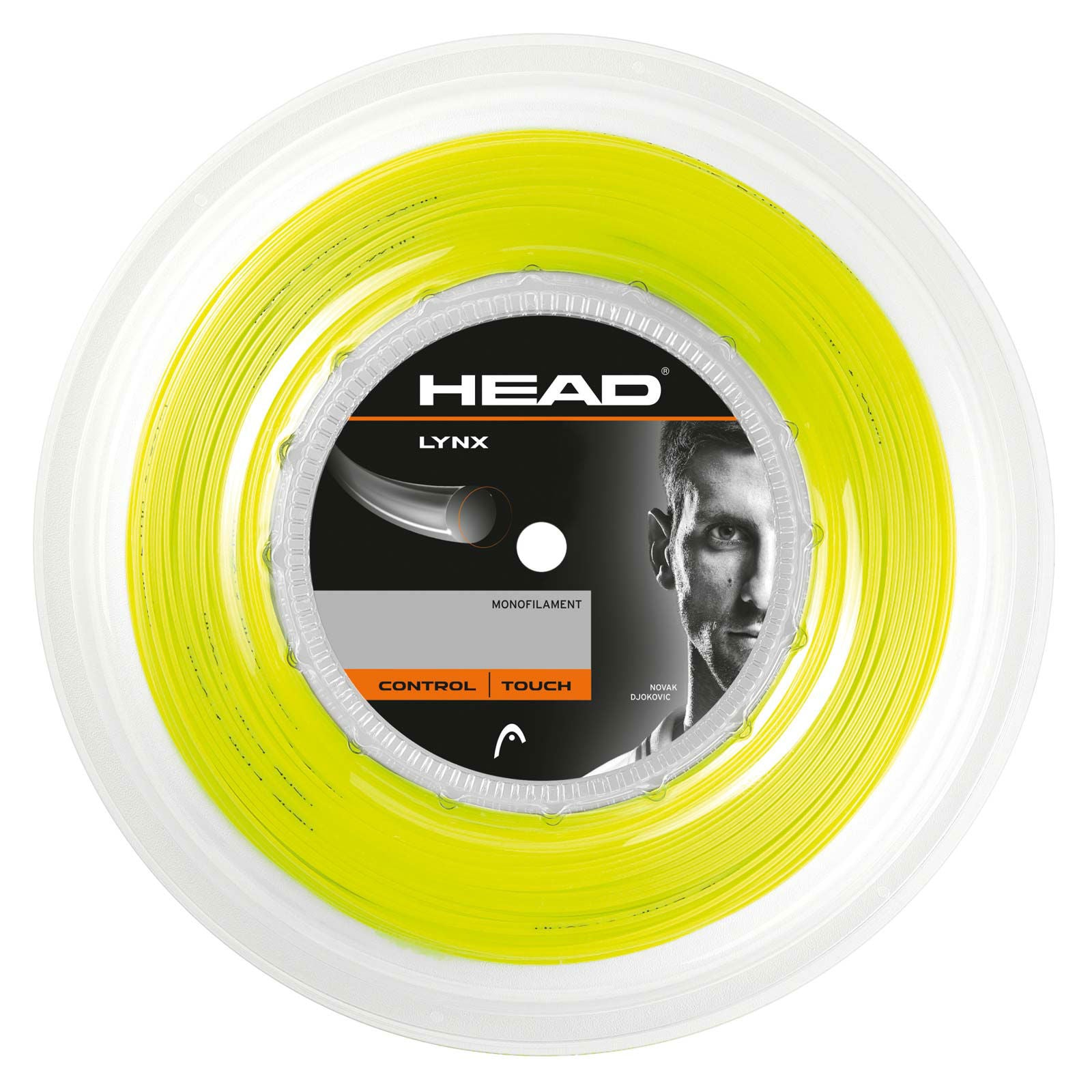 Head Lynx 17/1.25 Tennis String Reel - Yellow | Professional Tennis String for Durability & Performance | Perfect for Tennis Rackets & Stringing Machines