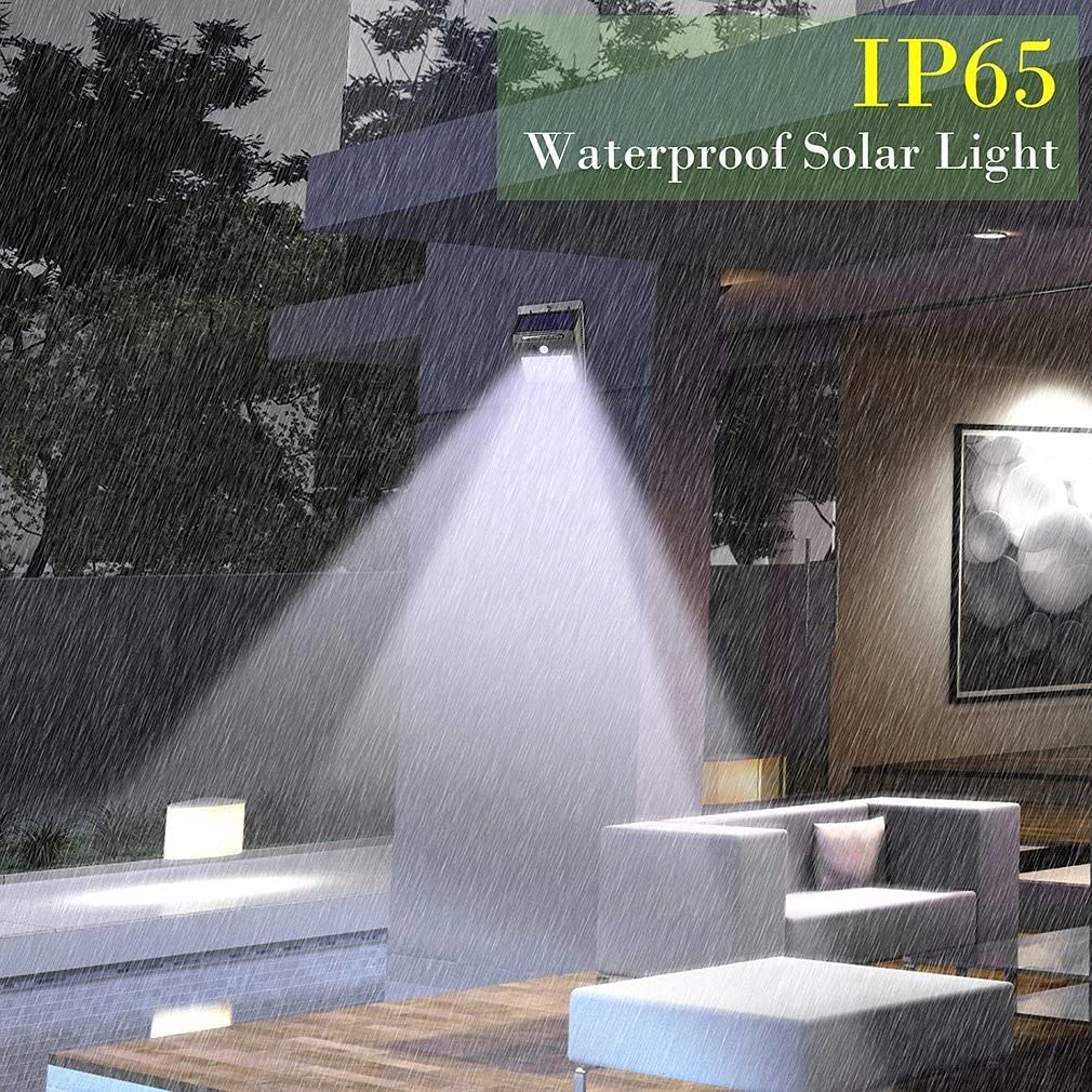 20 LED Solar Powered Outdoor Lights with PIR Motion Sensor - Waterproof Solar Lamp for Garden, Pathway, and Street Lighting - Ideal for Home Security & Landscape Decoration