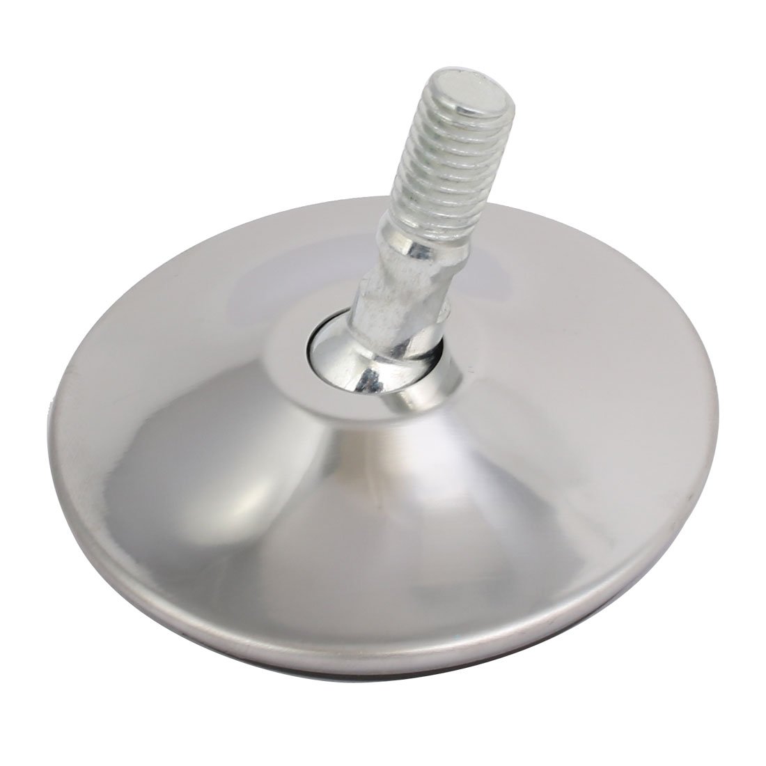 IIVVERR 4-Piece Stainless Steel Adjustable Leveling Feet - M10x15mm Threaded, 70mm Diameter Base - Perfect for Furniture, Machinery, and Equipment Stabilization