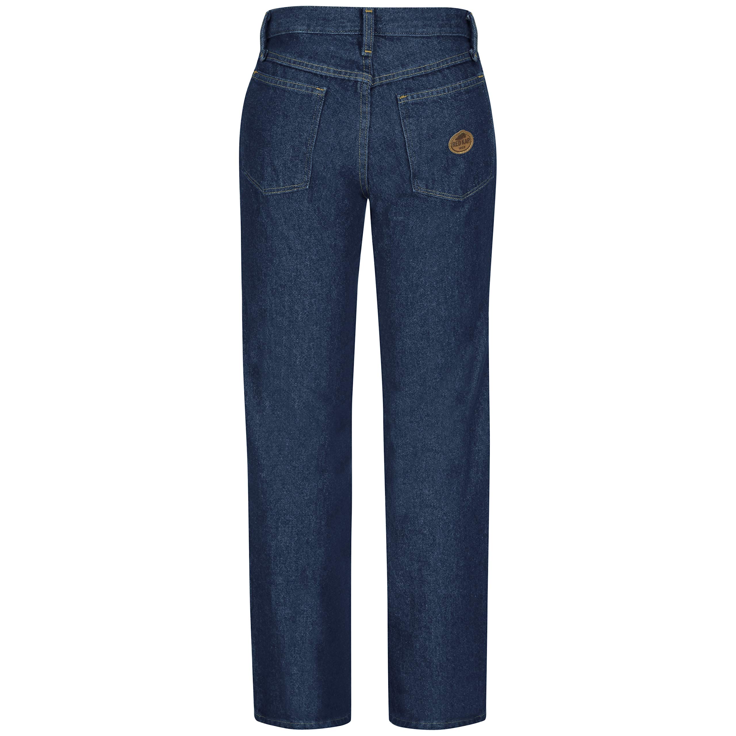 Red Kap Women's Straight Fit Work Jeans - Durable Denim Pants for Construction, Warehouse & Outdoor Jobs | Comfortable Workwear for Professionals